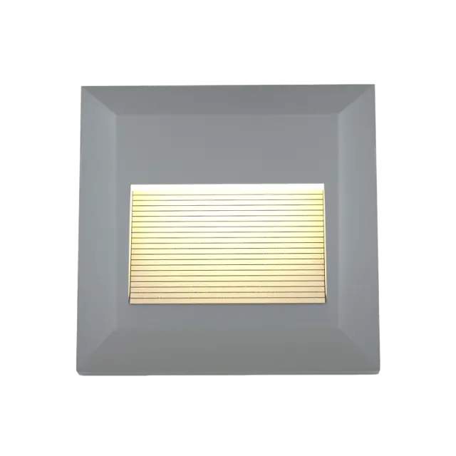 it-Lighting Salmon LED 2W 3CCT Outdoor Wall Lamp Grey D:12.4cmx12.4cm (80201830)