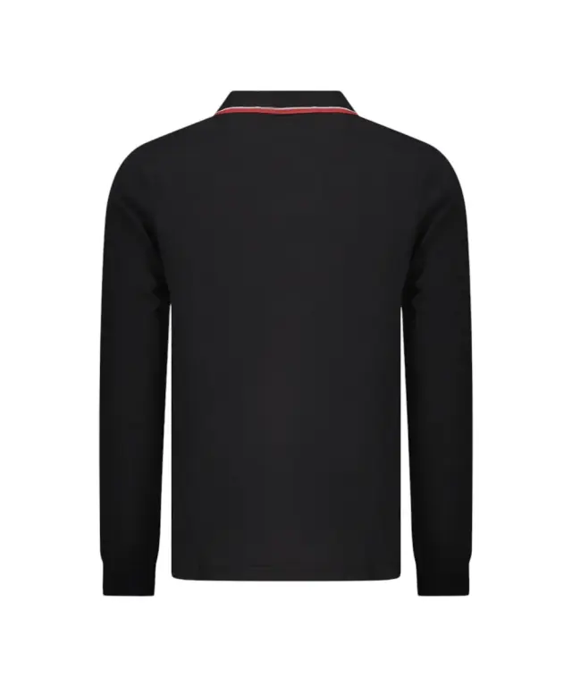 Norway Nautical School - Ανδρική Μπλούζα Μακρυμάνικη Πόλο 848871-BLACK Μαύρο 2