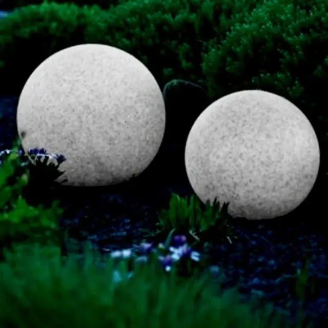 MegaLight 180263 - Shining Stone 38 Εξωτερικός Διακοσμητικός Φωτισμός E-27 Γκρι-λευκό, Φινίρισμα Πέτρας 3