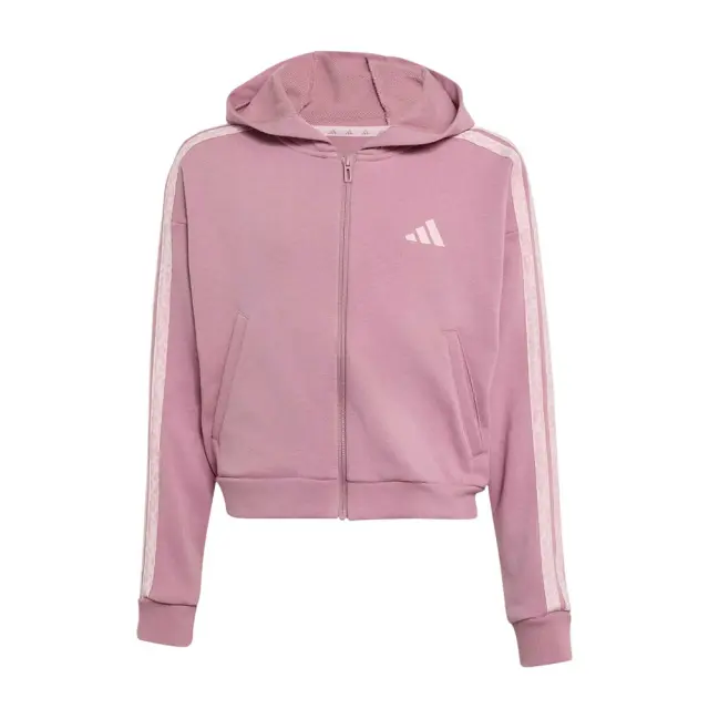 adidas Sportswear Kids Animal 3Stripes French Terry Full-Zip Hoodie Μωβ KC7204 (adidas Sportswear)