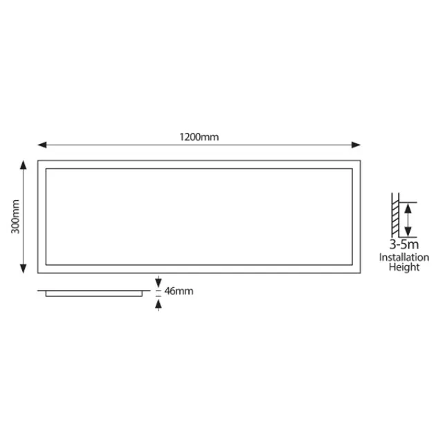SAMSUNG ΧΩΝΕΥΤΌ ΠΆΝΕΛ UGR19 120X30 45W ΛΕΥΚΌ 4000k Άσπρο 2