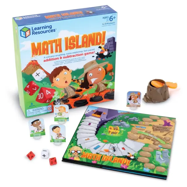 Learning Resources Εκπαιδευτικό Επιτραπέζιο Το Νησί των Μαθηματικών για 6+ ετών LER 5025