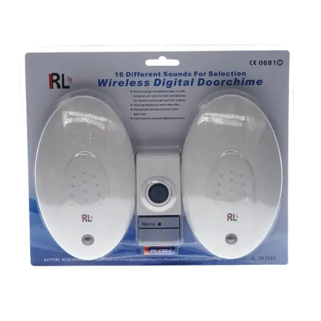TY-RL-2R3920 Ασύρματο Κουδούνι Πόρτας 486109 3