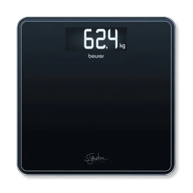 Beurer GS 400 Bathroom Scale Glass Black 5 Year warranty