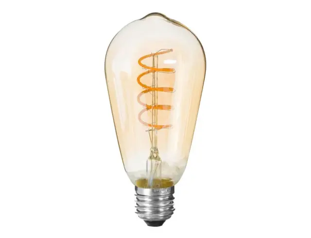 Λάμπα LED Teardrop Twisted Bulb Atmosphera για ντουί E27, 2W , Θερμό Λευκό 161702A