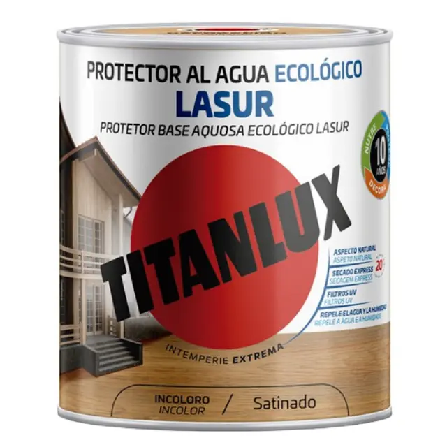Βερνίκι Εμποτισμού Νερού TITAN TINAXYL LASUR COLOR AGUA INCOLORO Άχρωμο 750ml