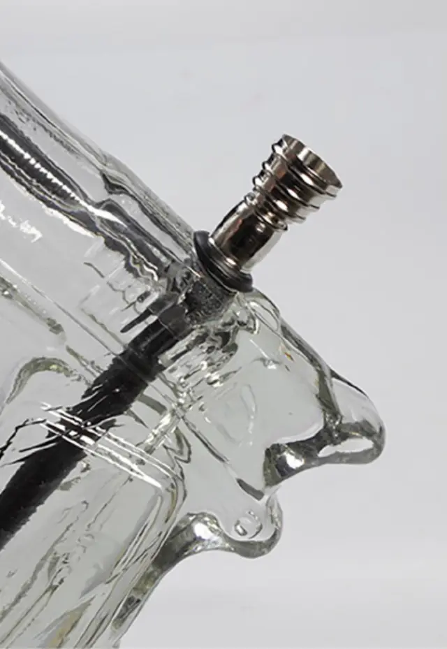 Γυάλινο Bong Πιστόλι 23cm - «Πίπα της Ειρήνης» 3