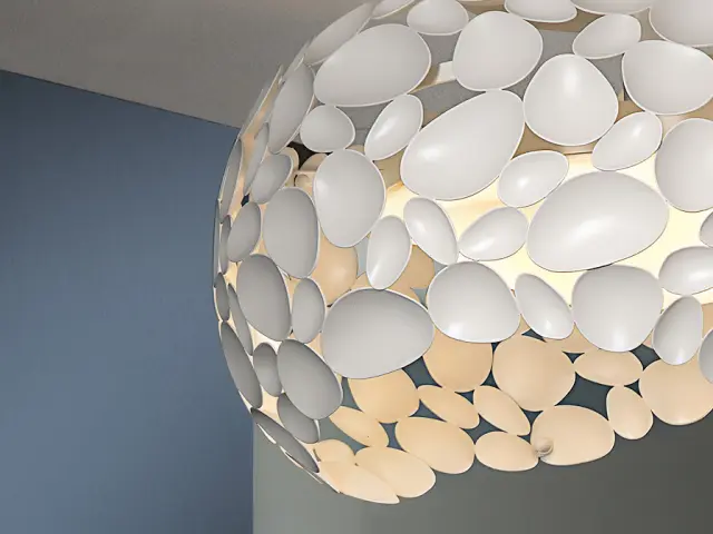 NARISA CEILING LAMP 5L Ø47 WHITE φωτιστικό οροφής Άσπρο 2