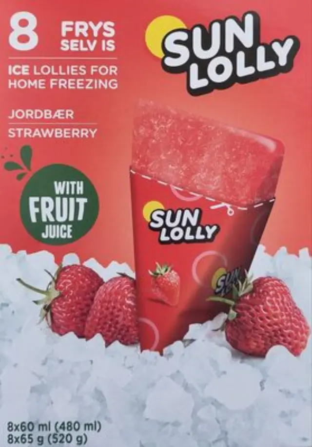 Sun Lolly Strawberry σε Φακελάκια 8x60ml
