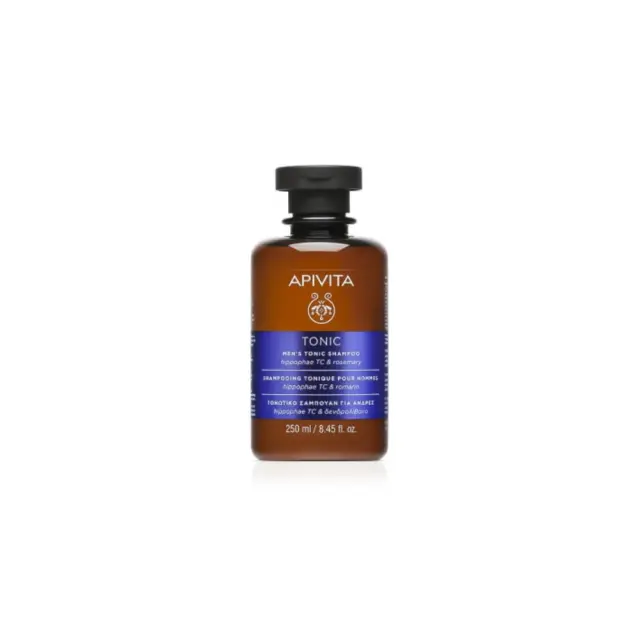 Apivita Men's Tonic Hippophae TC & Rosemary, Σαμπουάν κατά της Ανδρικής Τριχόπτωσης με Ιπποφαές και Δενδρολίβανο 250ml