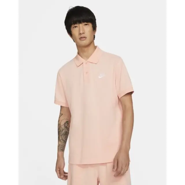 Nike Sportswear Polo T-Shirt (CJ4456-800) - Ροζ - XXL