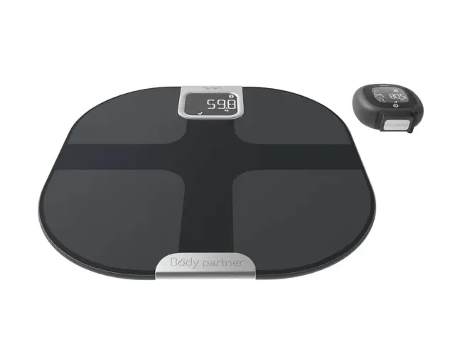 Ψηφιακή Ζυγαριά Μπάνιου Tefal Body Partner με ανιχνευτή σχήματος, μέγιστο βάρος ζύγισης 180kg και 6 μετρήσεις σώματος - Black YD3090S1 2