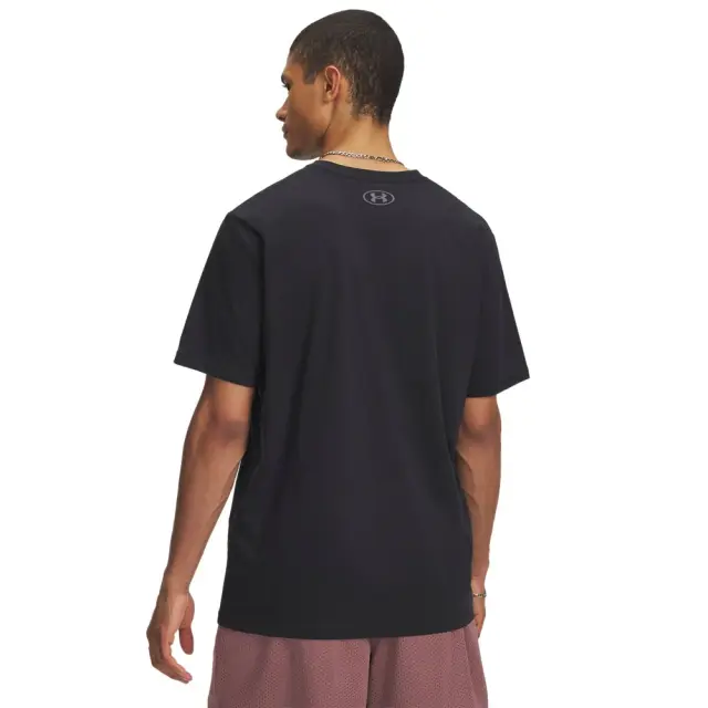 Under Armour Triple Stack Logo T-Shirt (6004173-001) - Μαύρο 2