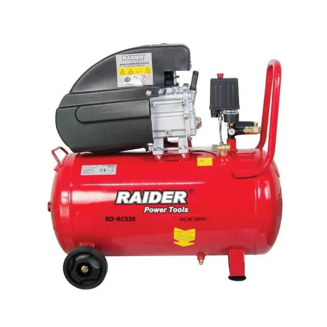 RAIDER Αεροσυμπιεστής 50L RD-AC02 1500W 3