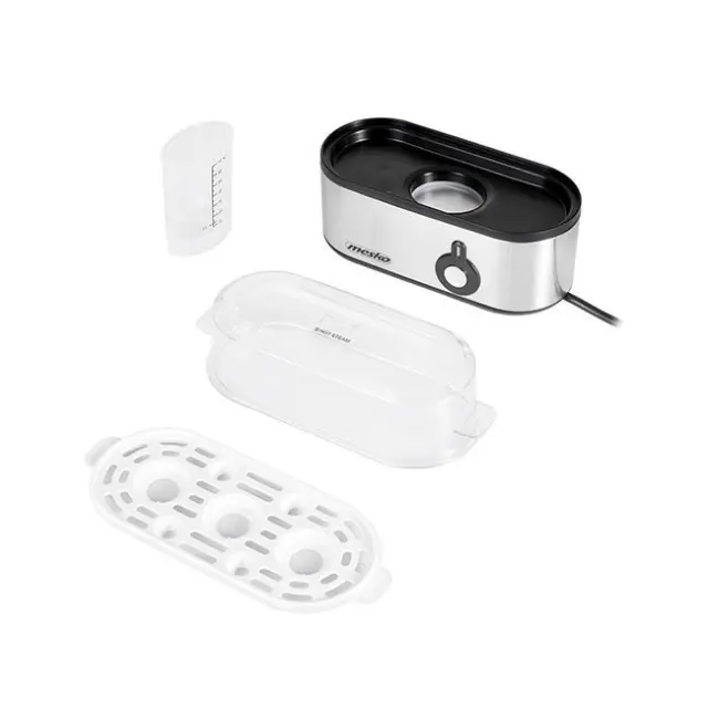Mesko MS 4485 egg cooker 3 egg(s) 210 W Black,Silver,Transparent 2