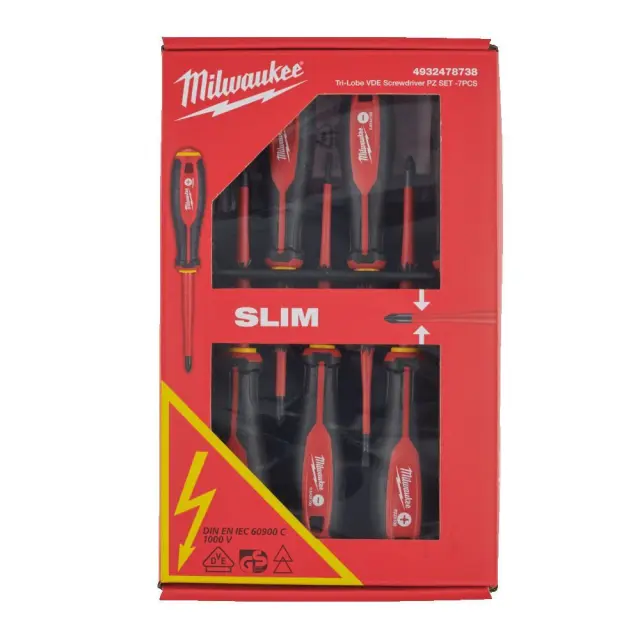 Milwaukee 4932478738 - ΚΑΤΣΑΒΙΔΙΑ VDE TRI-LOBE SET1 7τμχ MW 3