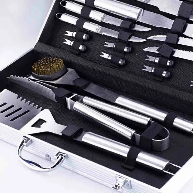Bormann BBQ1015 - Σετ Εργαλείων Για Barbeque 16τμχ Inox Βαλίτσα (033349) 3