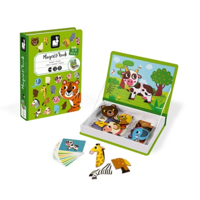 Janod - Magneti'Book - Animals - 30 magnets (LKJ2723) - Toys 2