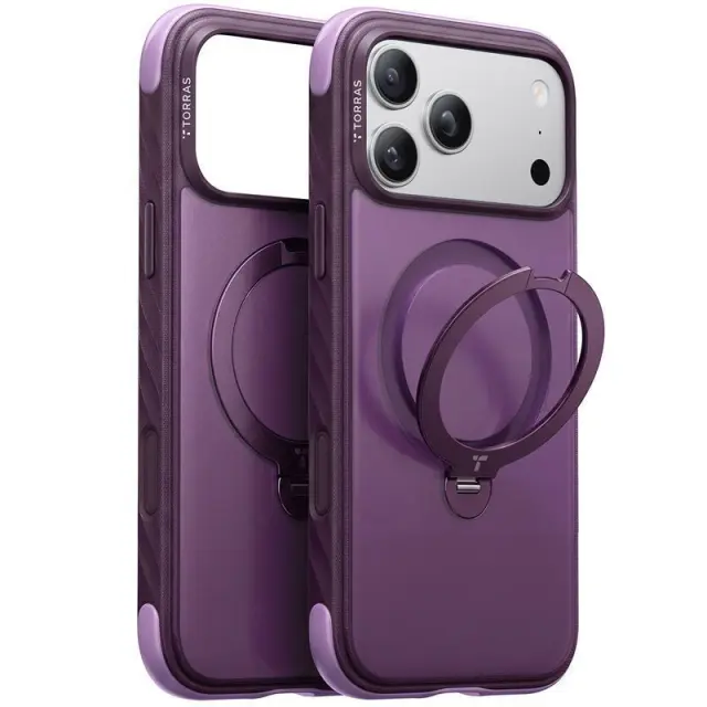 Torras Ostand Q3 Rugg, purple - iPhone 18 Pro Max