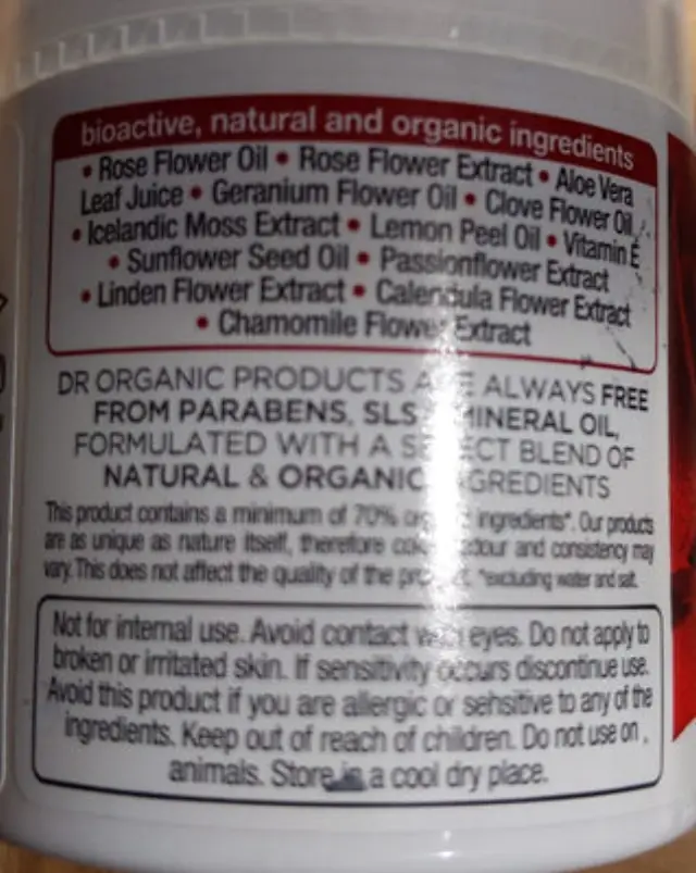 Dr.Organic Rose Otto Deodorant Roll-On Φυσικό Αποσμητικό σε Μορφή Roll-On Με Βιολογικό Έλαιο Τριαντάφυλλου, 50ml 2