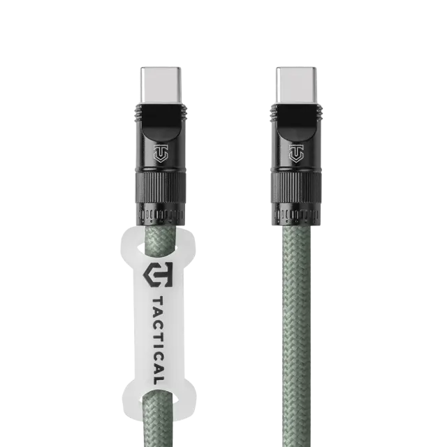Tactical Wire Snake USB-C 1.2m Green 3
