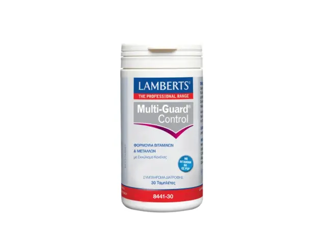Lamberts Multi Guard Control - Φόρμουλα Βιταμινών & Μετάλλων με Εκχύλισμα Κανέλας 30 ταμπλέτες 2