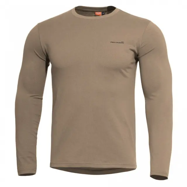 Pentagon Ageron 2.0 Long Arm Shirt-Μπλούζα για Καθημερινή Χρήση - 03-Coyote-Καφέ