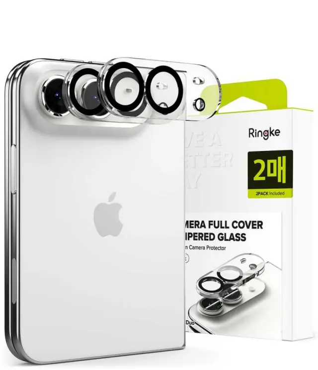Ringke Camera Full Cover 2-pack iPhone Duo Black