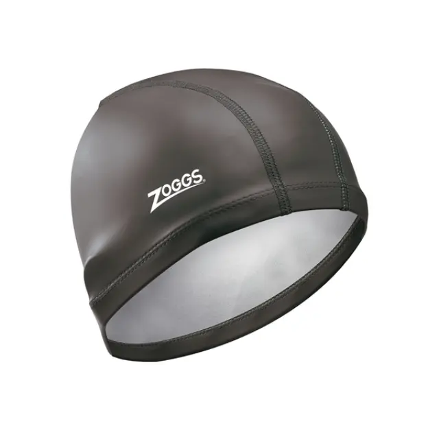 Nylon Spandex Pu Coated Cap Black Σκουφάκι Πισίνας Zoggs