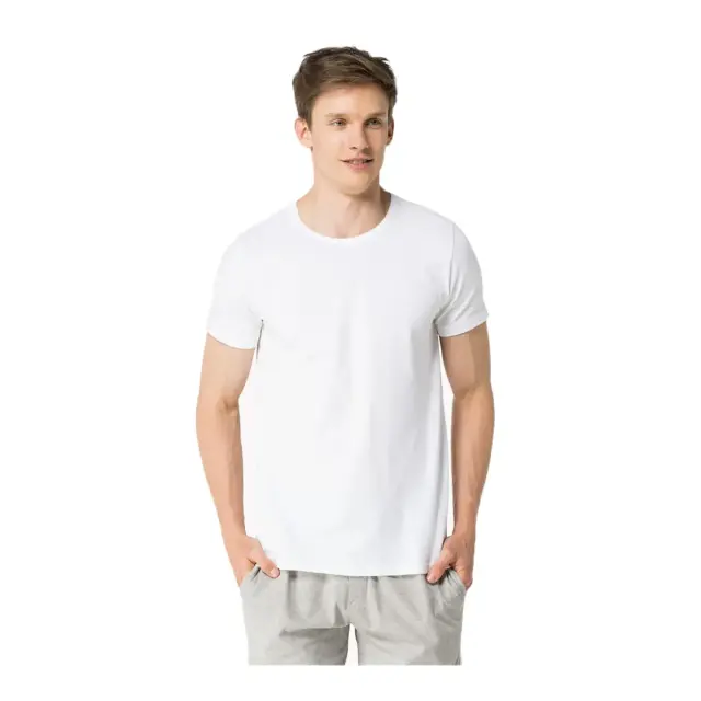 Tommy Hilfiger Ανδρική Φανέλα - Κοντό Μανίκι - Τριπλό Πακέτο, Χρώμα Μαύρο/Λευκό/Γκρι 2
