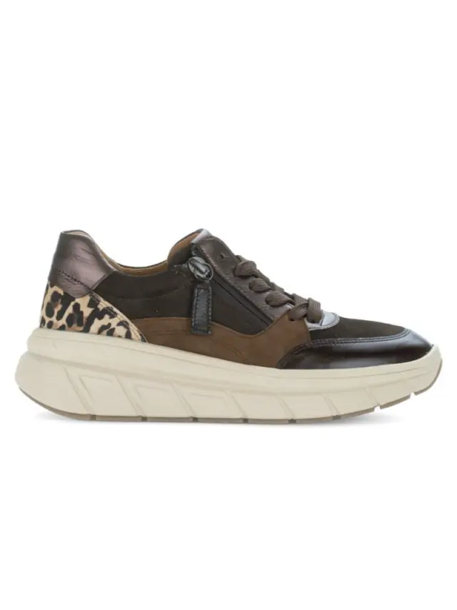 Gabor Sneakers Γυναικείο δέρμα/δέρμα Nubuck Καφέ GAB/73373 68-MOCCA 3