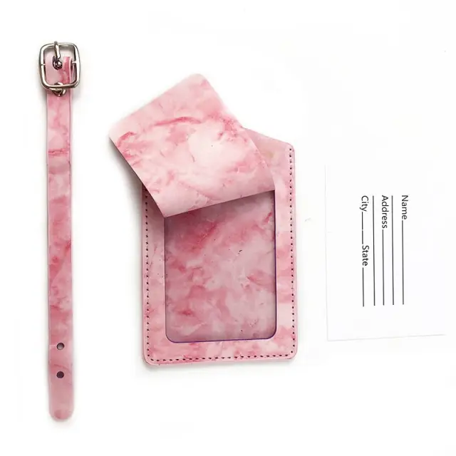 Travel Tag Ετικέτα για Βαλίτσα- Pink OEM 2