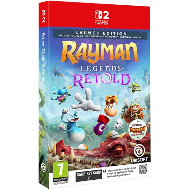 Rayman Legends Retold Launch Edition - Game-Key Card (Nintendo Switch 2)