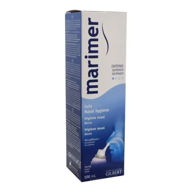 Gilbert Lab Marimer Isotonic Daily Nasal Hygiene Ρινικό Σπρέι με Θαλασσινό Νερό για Όλη την Οικογένεια 100ml 3
