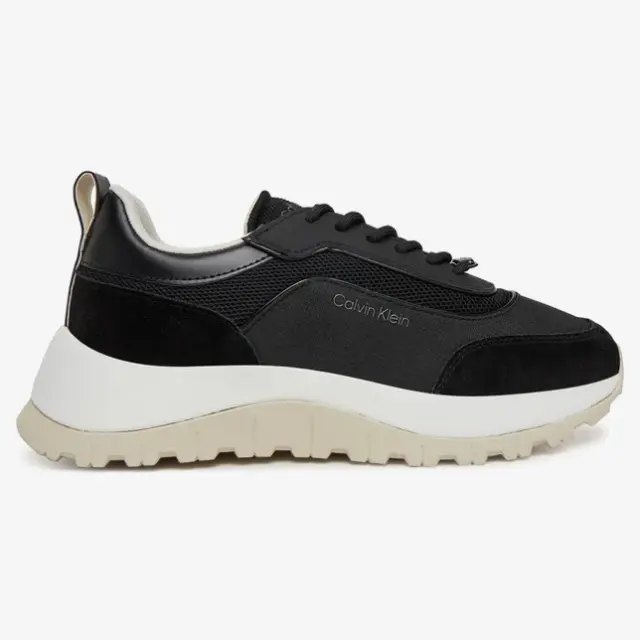 Γυναικεία Sneakers Calvin Klein HW0HW02487 0GM Μαύρα Μπεζ Σόλα Μαύρο - 37