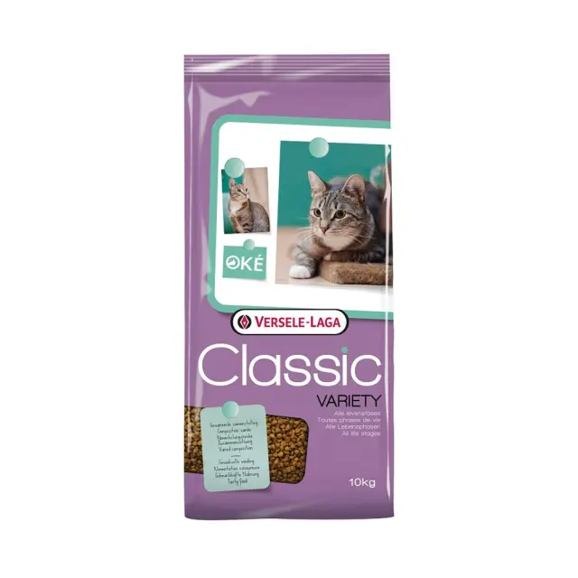 Versele Laga Classic Variety Ξηρά Τροφή για Ενήλικες Γάτες με Κρέας 10kg