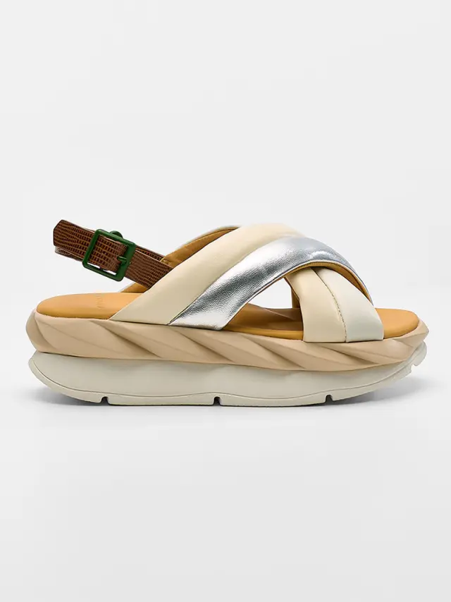 4ccccees Πέδιλα Γυναικείο δέρμα Μπεζ CES/MOA CREAM - 38 3
