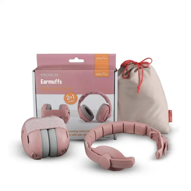 Zazu Fun Earmuffs Ωτοασπίδες Προστασίας Ακοής Ροζ ZA-EAR-03