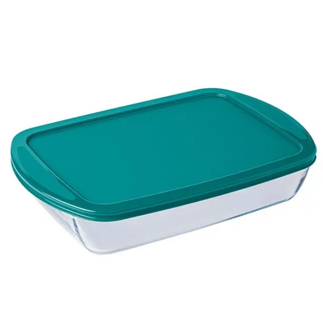 Πυρίμαχο Ταψί Pyrex Cook & Store 4.5L με Πλαστικό Καπάκι