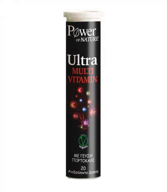 Power Health Ultra Multi Vitamin Πορτοκάλι 20 αναβράζοντα δισκία