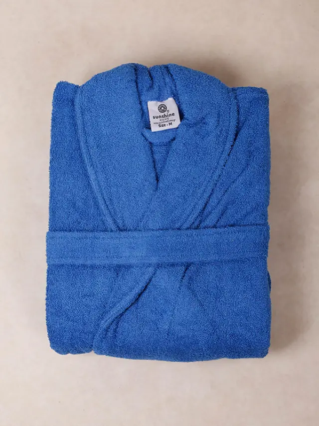 Μπουρνούζι Sato Blue Medium Sunshine 2