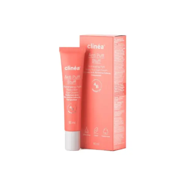 CLINEA Anti Puff Stuff Κρέμα Ματιών - Προσφέρει Λάμψη Μειώνει τις Σακούλες στα Μάτια 15mL