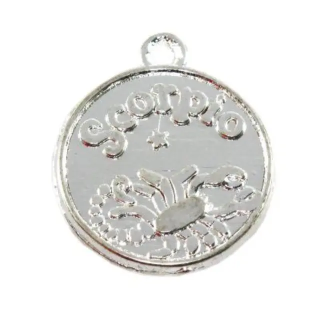 Μεταλλικό Διακοσμητικό Σκορπιός 18x20mm - 10τεμ