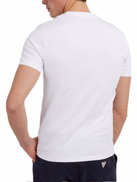 Guess - Ανδρικό Κοντομάνικο T-Shirt Aidy Cn Ss Tee M2YI72I3Z14-G011 Λευκό - L 3