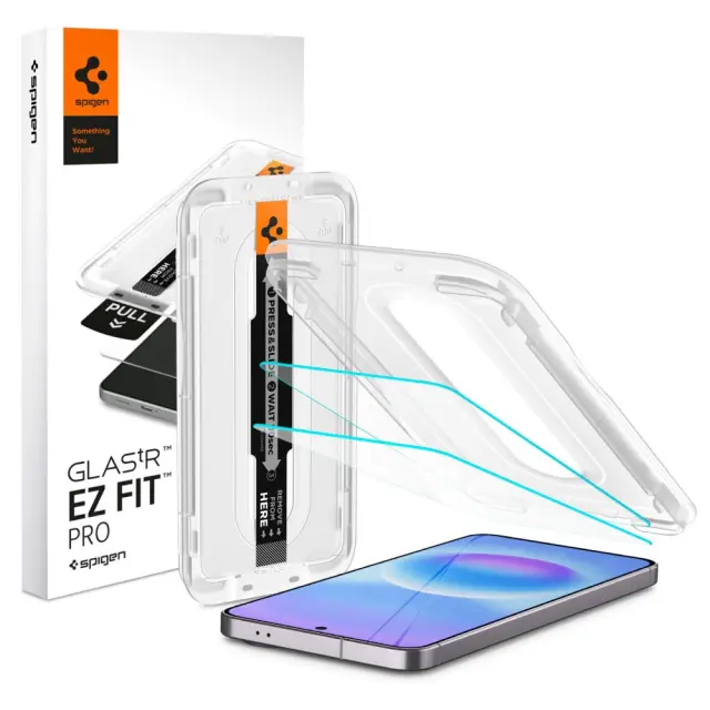 SZKŁO HARTOWANE SPIGEN GLAS.TR "EZ FIT PRO" 2-PACK GALAXY A57 5G CLEAR AGL11397