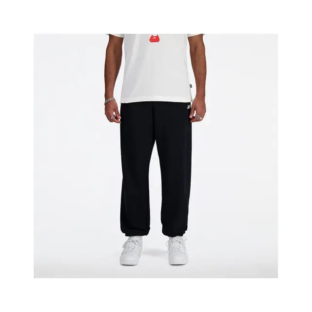 New Balance French Terry Jogger (MP41519-Black) - Μαύρο - L