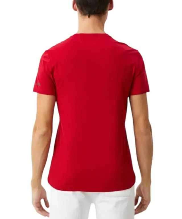 La Martina - Ανδρικό T-Shirt Heritage Regular Fit XMR010-JS206-06005 Κόκκινο 3