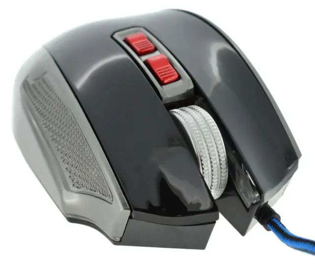Ενσύρματο Ποντίκι Lanhear 9D Mechanical Gaming Mouse με 9 Πλήκτρα και 4000 DPI Μαύρο 2