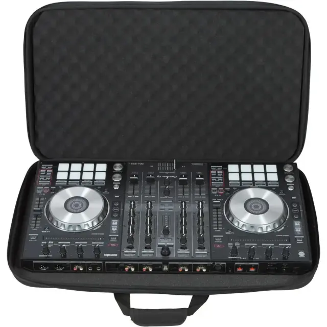 WALKASSE W-MCB750 Shockproof Eva Case Pioneer® DDJ-FLX6/ XDJ-RR, Black (Backpack Shoulder bag)