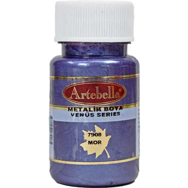 Artebella Ακρυλικό Μεταλλικό Χρώμα Venus Series - 7908 Purple - 50ml